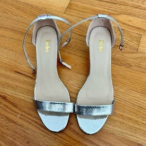 Silver 2” sandals